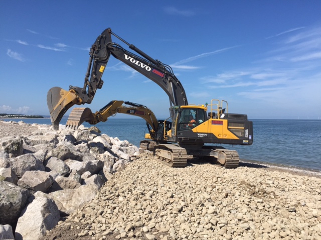Coastal Protection Scheme in Llanddulas by Jennings BCE